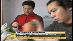 Çinde İki kardeş sebzelerle Enstrüman Yapıyor