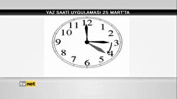 HAFTASONU YAZ SAATİ UYGULAMASI BAŞLIYOR