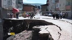 TOKAT'TA YOL ÇÖKTÜ