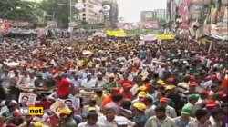 BANGLADEŞ'DE MUHALİFLER EYLEME GEÇTİ