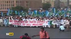 PAKİSTAN'DA NATO'YA PROTESTO