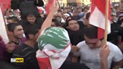 LÜBNAN'DA SALDIRIYA KARŞI  İNSAN ZİNCİRİ