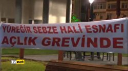 ESNAF AÇLIK GREVİNDE