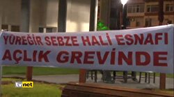 ESNAF AÇLIK GREVİNDE