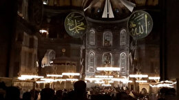 Ayasofya Camii’nde Kadir Gecesi yoğunluğu