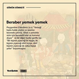 Toplu yemeklerin bereketi