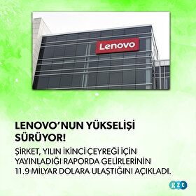 Lenovo'nun yükselişi sürüyor