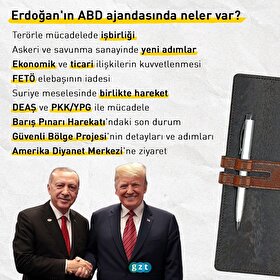 Erdoğan'ın ABD ziyaretinde hangi konular öne çıkıyor?