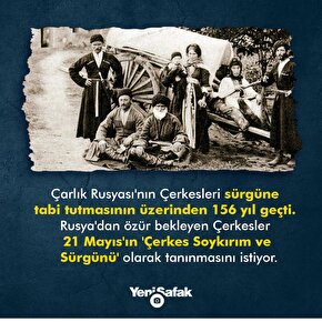 Çerkes Soykırımı ve Sürgününün 156. yıl dönümü