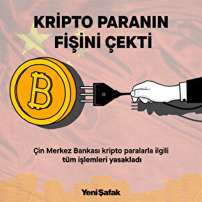 Çin Merkez Bankası kripto paralarla ilgili tüm işlemlerin yasaklandığını duyurdu.