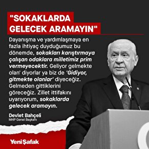 MHP Genel Başkanı Devlet Bahçeli partisinin grup toplantısında konuştu: Zillet ittifakını uyarıyorum, sokaklarda gelecek aramayın
