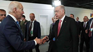 Cumhurbaşkanı Erdoğan ve ABD Başkanı Biden’den ayaküstü sohbet
