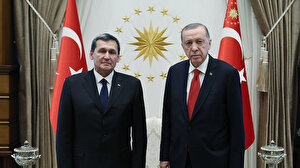 Cumhurbaşkanı Erdoğan Türkmenistan Dışişleri Bakanı Meredov'u kabul etti