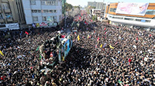 Süleymani'nin cenazesinde izdiham