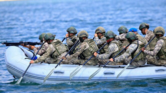 Turkish commandos attend military training in Isparta