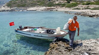 Turkish man takes care of island goats for 20 years
