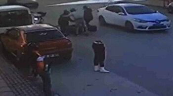 Old man embraces motorcyclist who ran him over in Turkey