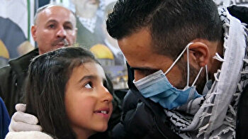Palestinian prisoner on hunger strike reunited with his daughter