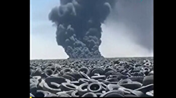 Fire breaks out at world’s biggest tire dump in Kuwait