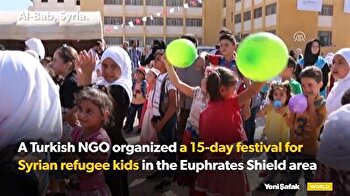 Turkish NGO hosts 'Borderless Festival' for refugee children in Syria