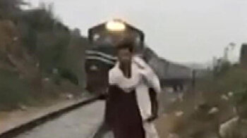 Pakistani teen killed while filming TikTok video on train tracks