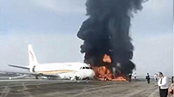 اشتعال النيران في طائرة ركاب صينية بسبب انحرافها عن مدرج المطار