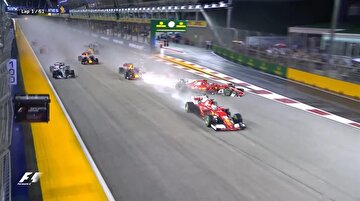 Ferrari Singapur'da kayıp, kazanan Mercedes!