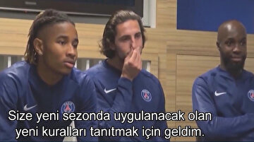 Kamera Şakası: Paris Saint Germain oyuncuları şoke oldu