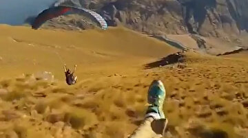 Fransız Alpleri'nde adrenalin dolu bir uçuş