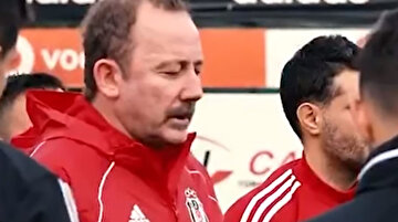 Sergen Yalçın'ın Beşiktaş'taki ilk antrenman görüntüleri