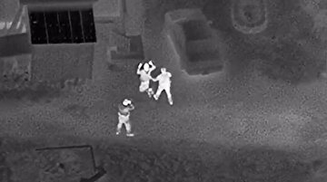 Helikoptere lazer tutan kişi tutuklandı