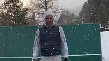 Ünlü tenisçi Roger Federer'in karantina aktivitesi