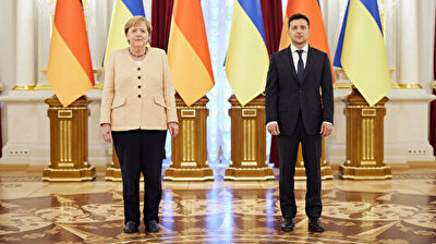 Ukraine's Zelensky speaks to Germany's Merkel, EU's Michel ...