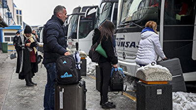 أزمة الثلوج.. استئناف رحلات الحافلات بين إسطنبول والولايات التركية