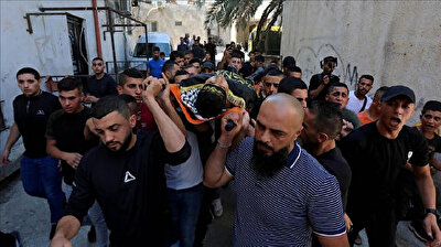 تشييع جثمان فلسطينيين قتلهما جيش الاحتلال الإسرائيلي شمالي الضفة الغربية