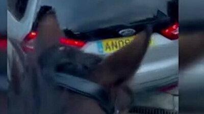 Man rides horse to gas station amid fuel crisis in UK