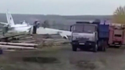 Plane crashes in Russia’s Tatarstan, 16 killed