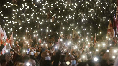 Thousands take to streets of Tbilisi, demanding Mikheil Saakashvili’s release