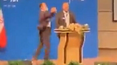 Vaccine drama: Jealous husband slaps new Iranian governor on stage