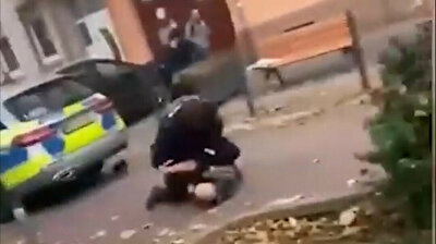 German police officer punches, pins youth to the ground in Pforzheim