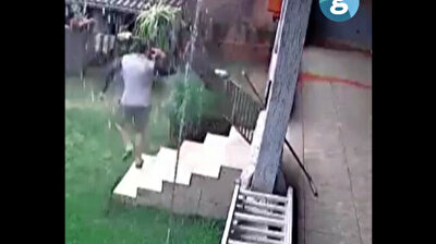 Brazilian man miraculously escapes as powerful flood destroys his house