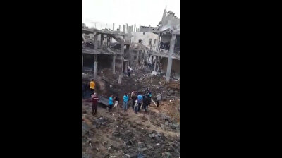 Gaza destruction revealed after night-long Israeli air strikes