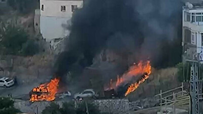 Jewish settlers set fire to Palestinian cars in West Bank