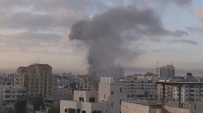 Six-story building collapses after Israeli airstrikes on Gaza