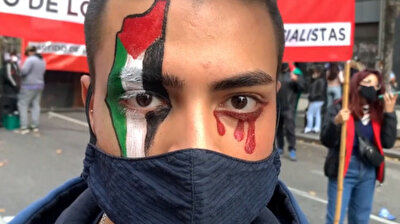 Thousands protest in Buenos Aires in solidarity with Palestinians