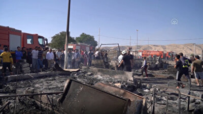 Fire broke out in Yazidi camp in Iraq