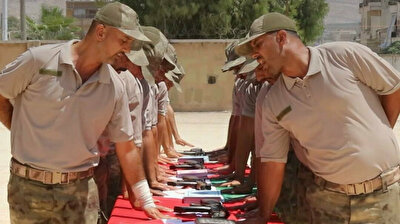 Graduation ceremony of 120 police officers held in Syria's Afrin