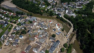 Drone footage shows scope of destruction in flood-stricken Germany