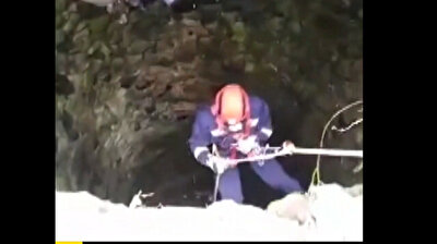 Firefighters rescue cat stuck down well in southern Turkey