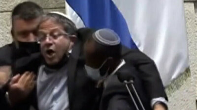 Netanyahu ally dragged off Knesset podium after calling Arab chairman a ‘terrorist’